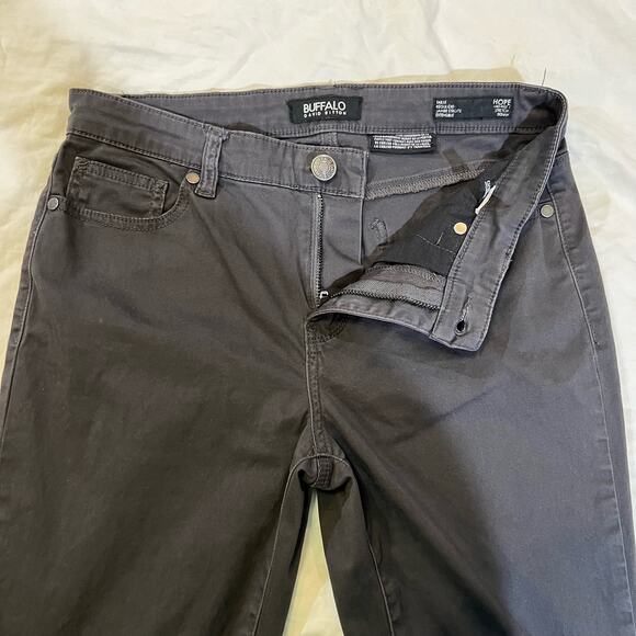 Buffalo by David Bitton Women’s skinny Twill pants Charcoal sz 28 - Picture 5 of 12